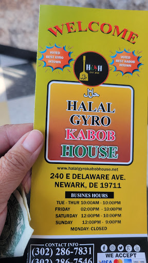 Photo of Halal Gyro Kabob House - 240 E Delaware Ave, Newark, DE 19711