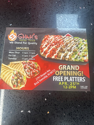 Photo of Shah's Halal Food - Near Brick, Toms River, Lakewood - 2791 Hooper Ave, Brick Township, NJ 08723