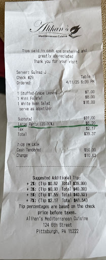 Photo of Alihan's Mediterranean Cuisine - 124 6th St, Pittsburgh, PA 15222