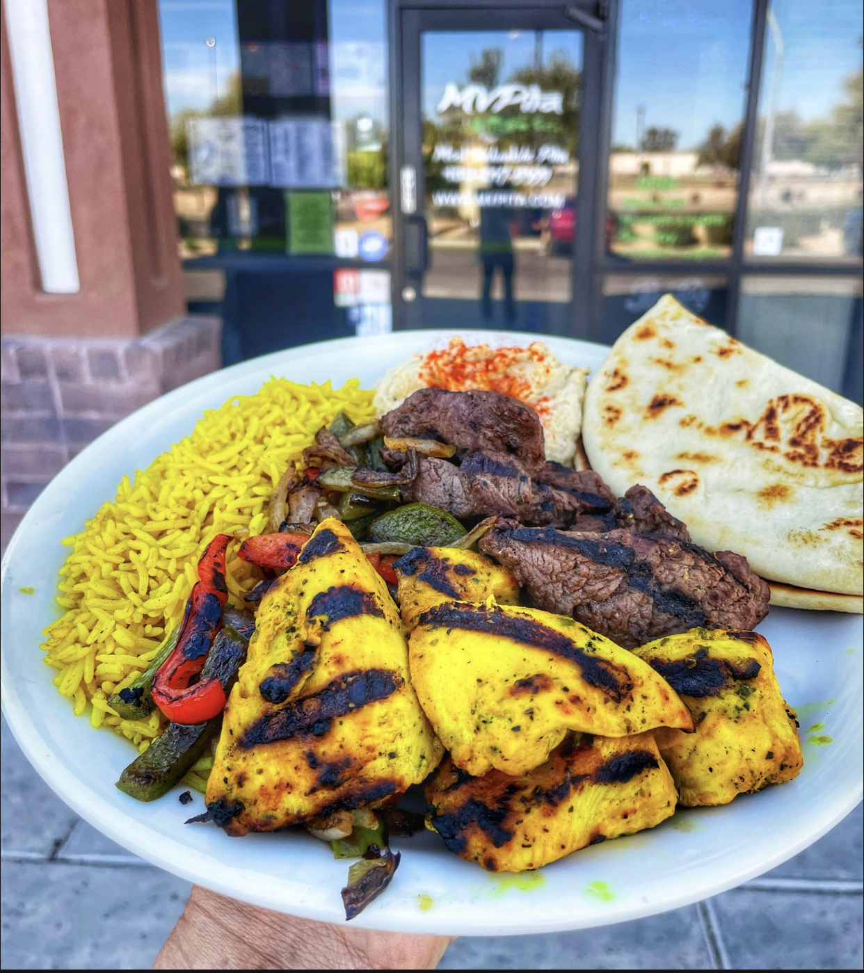 Photo of M.V.Pita Mediterranean Grill - 1066 N Power Rd #103, Mesa, AZ 85205