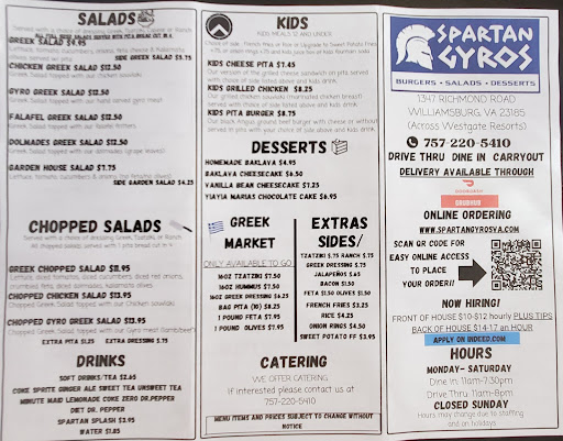 Photo of Spartan Gyros - 1347 Richmond Rd, Williamsburg, VA 23185