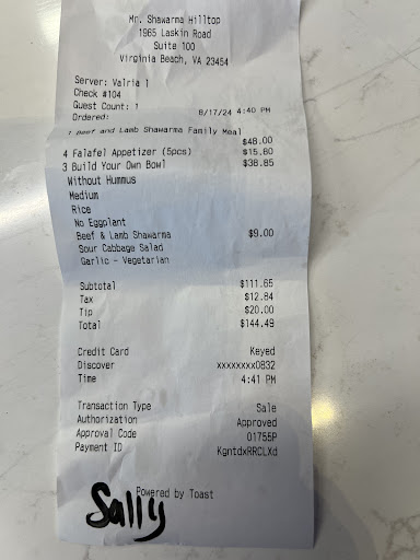 Photo of Mr Shawarma Virginia Beach - 1965 Laskin Rd ste 100, Virginia Beach, VA 23454