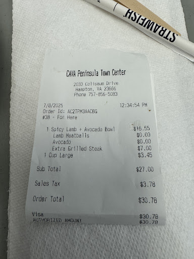 Photo of CAVA - 2033 Coliseum Dr, Hampton, VA 23666
