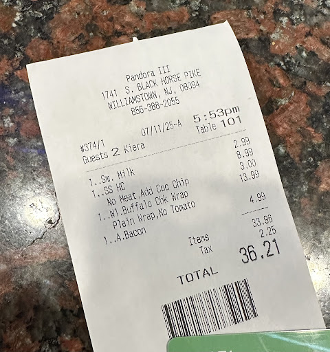 Photo of PANDORA 3 DINER - 1741 S Black Horse Pike, Williamstown, NJ 08094