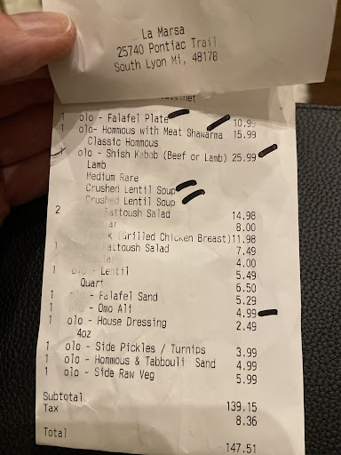 Photo of La Marsa South Lyon - 25740 Pontiac Trail, South Lyon, MI 48178