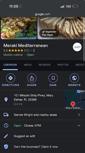 Photo of Meraki Mediterranean - 101 Miracle Strip Pkwy, Mary Esther, FL 32569