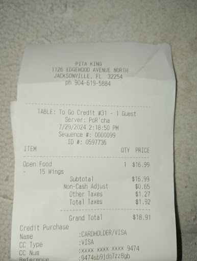 Photo of Pita King - 1126 Edgewood Ave N, Jacksonville, FL 32254